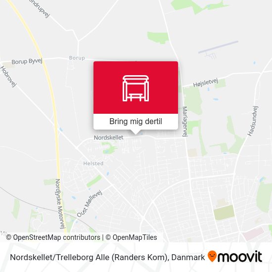 Nordskellet / Trelleborg Alle (Randers Kom) kort