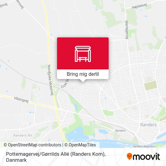 Pottemagervej / Gørrilds Allé (Randers Kom) kort