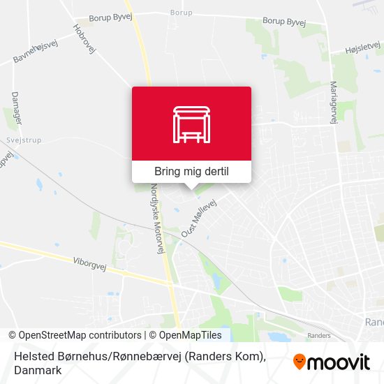 Helsted Børnehus / Rønnebærvej (Randers Kom) kort
