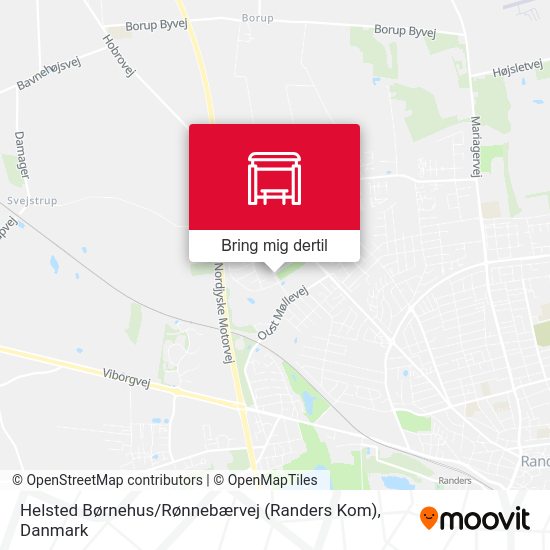 Helsted Børnehus / Rønnebærvej (Randers Kom) kort
