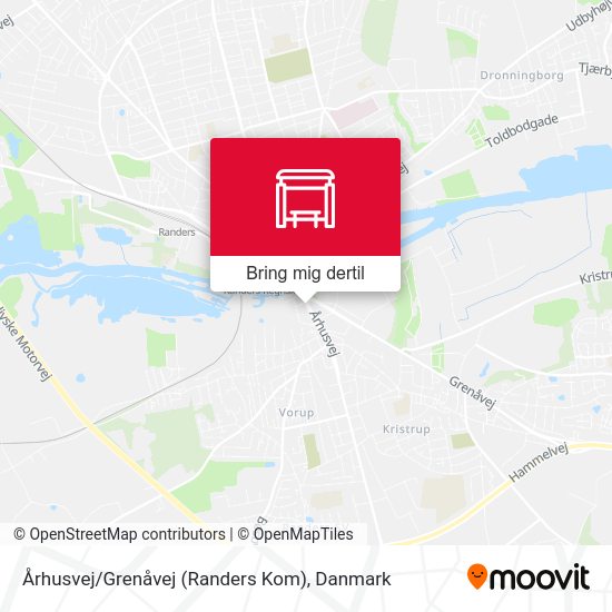 Århusvej / Grenåvej (Randers Kom) kort