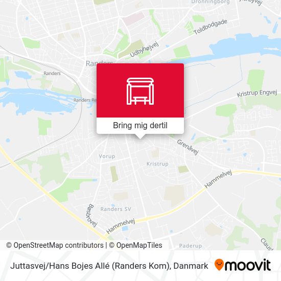 Juttasvej / Hans Bojes Allé (Randers Kom) kort