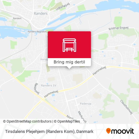 Tirsdalens Plejehjem (Randers Kom) kort