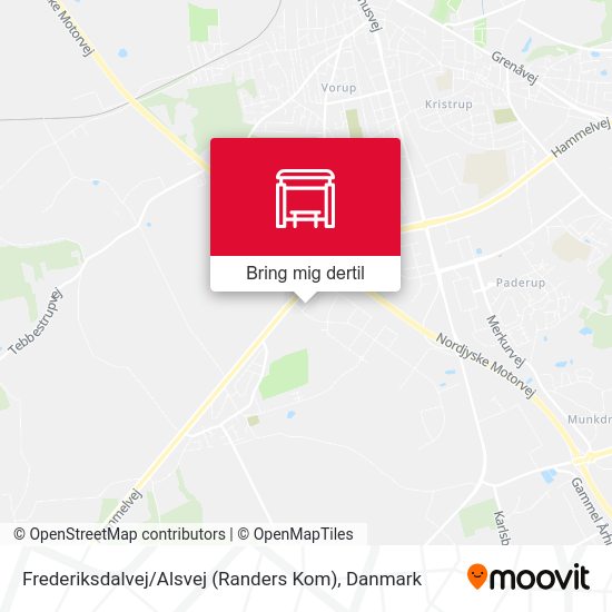 Frederiksdalvej / Alsvej (Randers Kom) kort