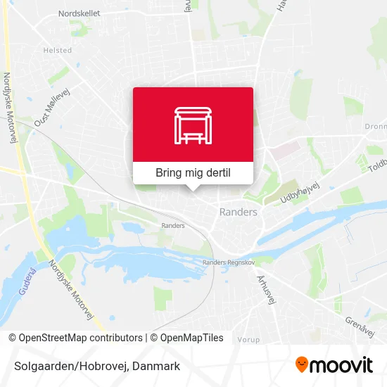 Solgaarden/Hobrovej kort