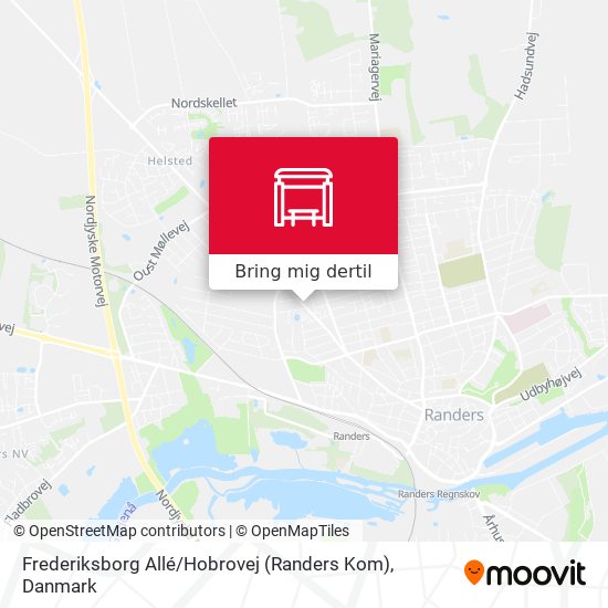 Frederiksborg Allé / Hobrovej (Randers Kom) kort