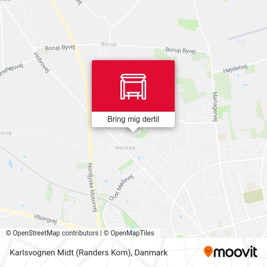 Karlsvognen Midt (Randers Kom) kort