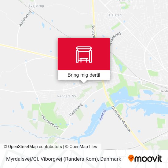 Myrdalsvej / Gl. Viborgvej (Randers Kom) kort