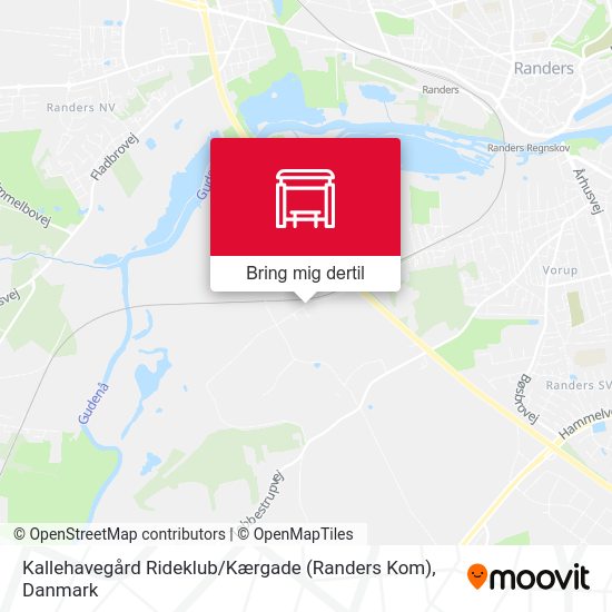 Kallehavegård Rideklub / Kærgade (Randers Kom) kort