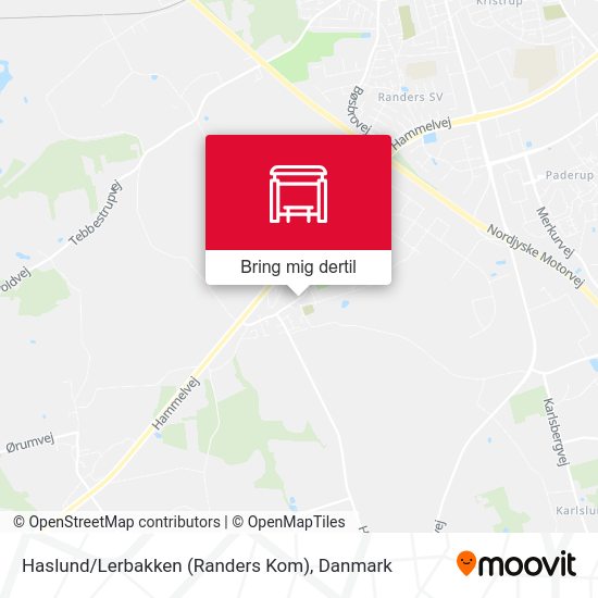 Haslund / Lerbakken (Randers Kom) kort