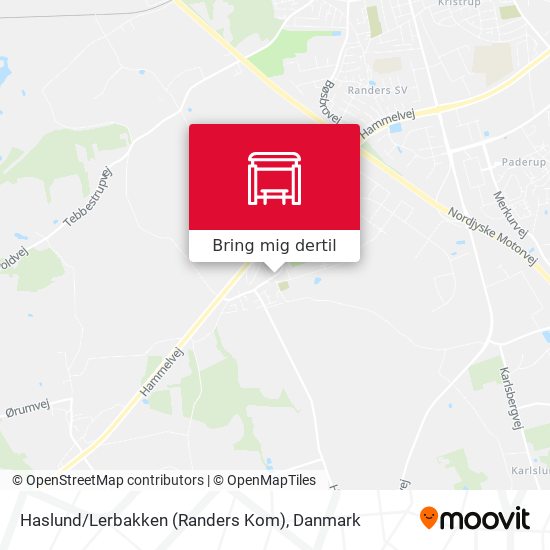 Haslund / Lerbakken (Randers Kom) kort