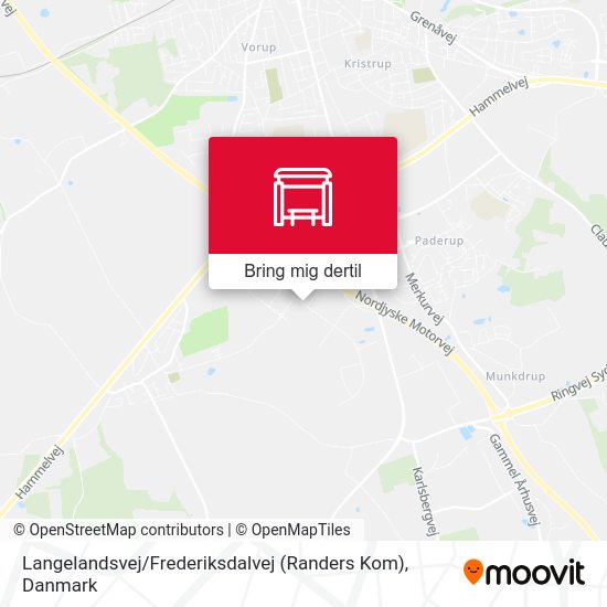 Langelandsvej / Frederiksdalvej (Randers Kom) kort