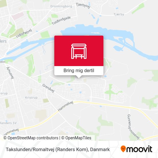 Takslunden / Romaltvej (Randers Kom) kort