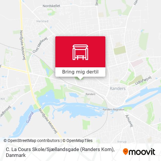 C. La Cours Skole / Sjællandsgade (Randers Kom) kort