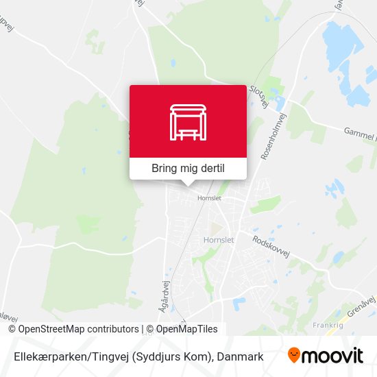 Ellekærparken / Tingvej (Syddjurs Kom) kort