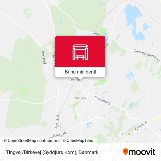 Tingvej / Birkevej (Syddjurs Kom) kort