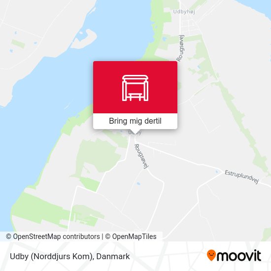 Udby (Norddjurs Kom) kort