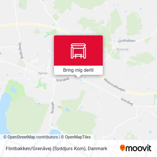 Flintbakken / Grenåvej (Syddjurs Kom) kort