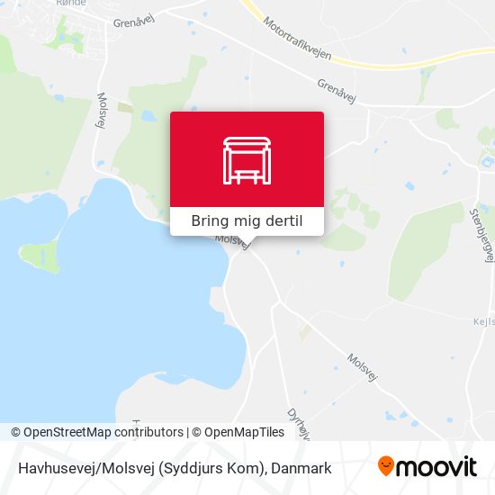 Havhusevej / Molsvej (Syddjurs Kom) kort
