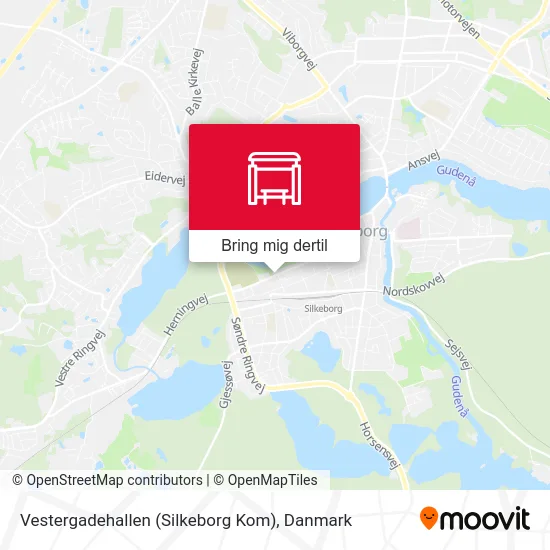 Vestergadehallen (Silkeborg Kom) kort