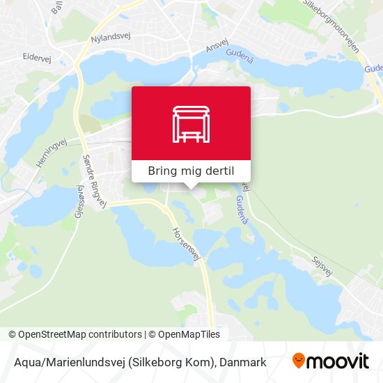Aqua / Marienlundsvej (Silkeborg Kom) kort