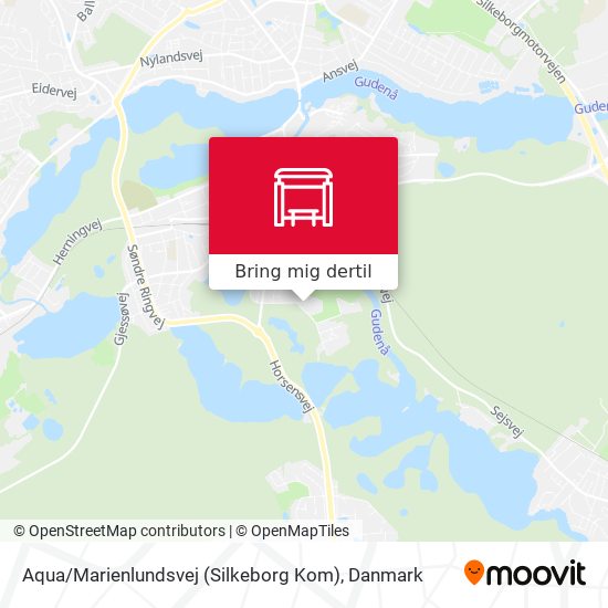 Aqua / Marienlundsvej (Silkeborg Kom) kort