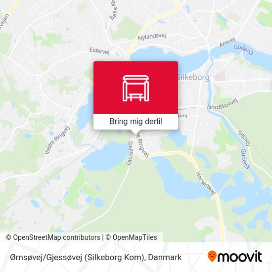 Ørnsøvej / Gjessøvej (Silkeborg Kom) kort