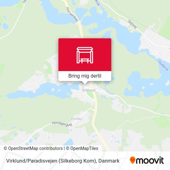 Virklund / Paradisvejen (Silkeborg Kom) kort