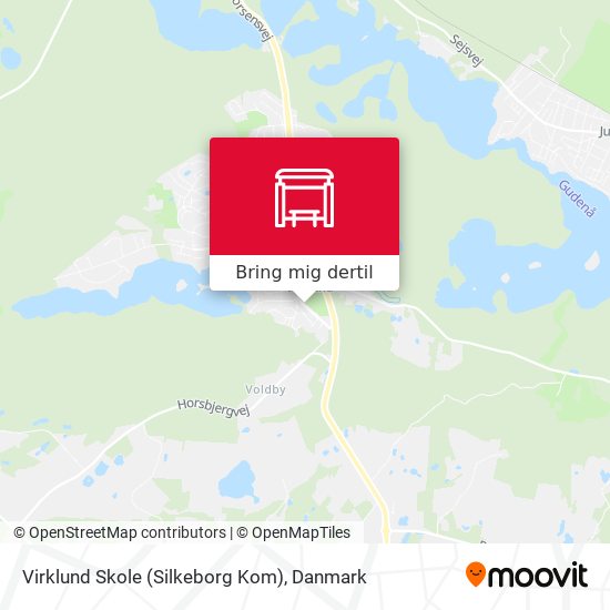 Virklund Skole (Silkeborg Kom) kort