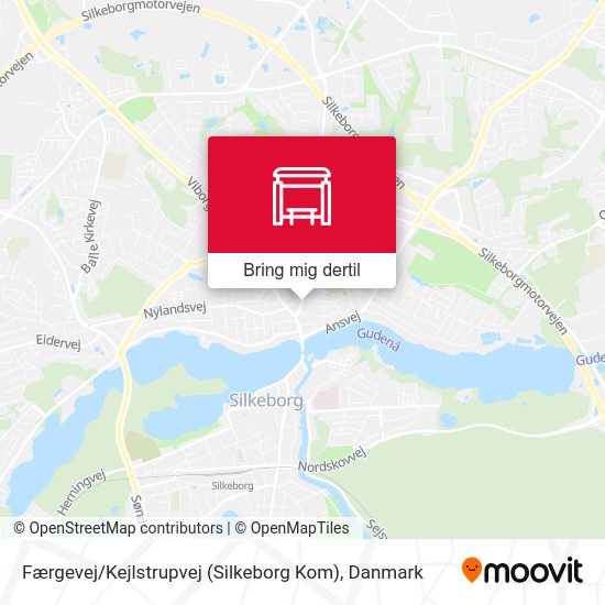 Færgevej / Kejlstrupvej (Silkeborg Kom) kort