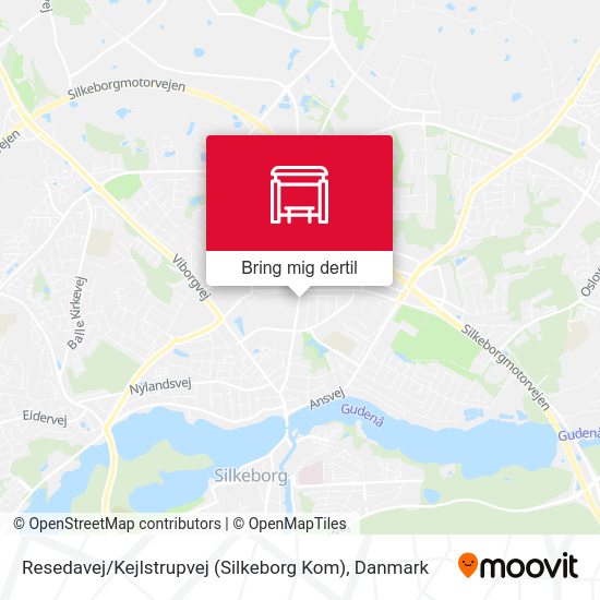 Resedavej / Kejlstrupvej (Silkeborg Kom) kort