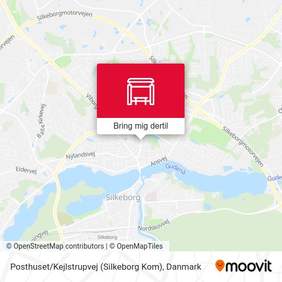 Posthuset / Kejlstrupvej (Silkeborg Kom) kort