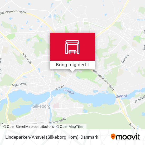 Lindeparken / Ansvej (Silkeborg Kom) kort