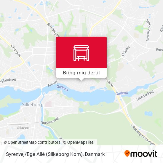 Syrenvej / Ege Allé (Silkeborg Kom) kort