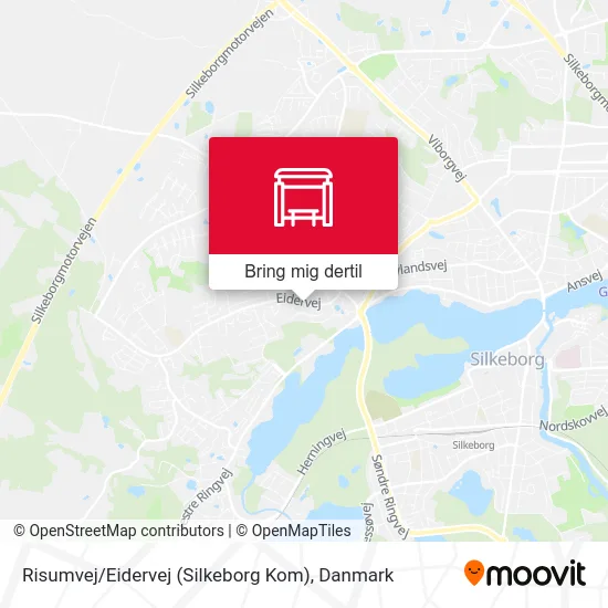 Risumvej / Eidervej (Silkeborg Kom) kort