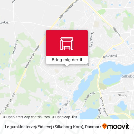 Løgumklostervej / Eidervej (Silkeborg Kom) kort