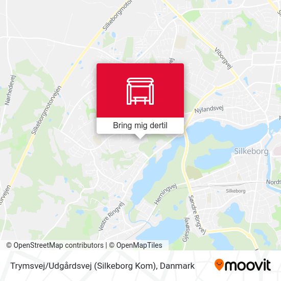 Trymsvej / Udgårdsvej (Silkeborg Kom) kort