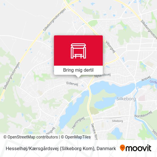 Hesselhøj / Kærsgårdsvej (Silkeborg Kom) kort