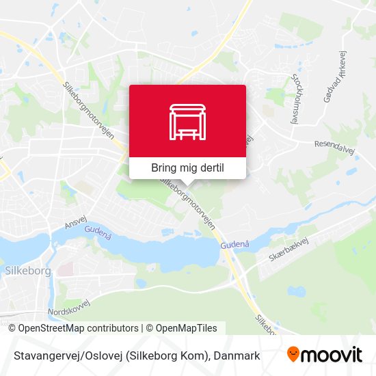 Stavangervej / Oslovej (Silkeborg Kom) kort