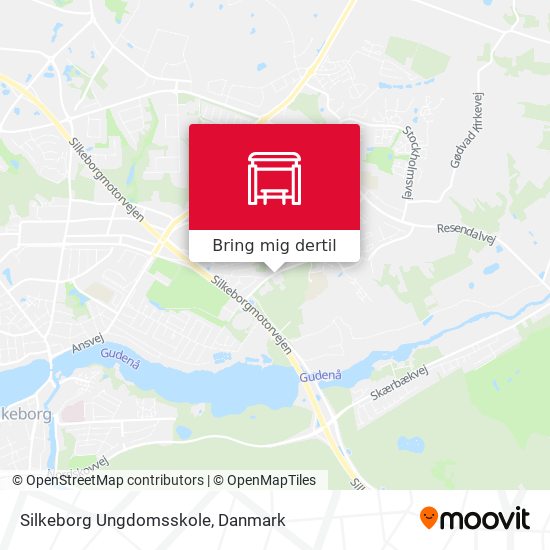 Silkeborg Ungdomsskole kort