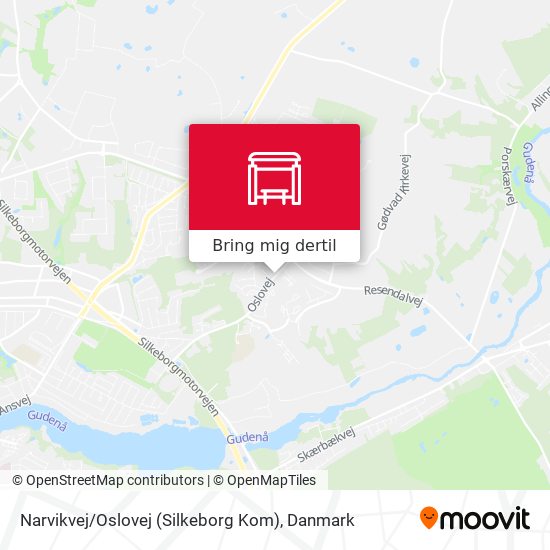 Narvikvej / Oslovej (Silkeborg Kom) kort