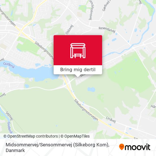 Midsommervej / Sensommervej (Silkeborg Kom) kort
