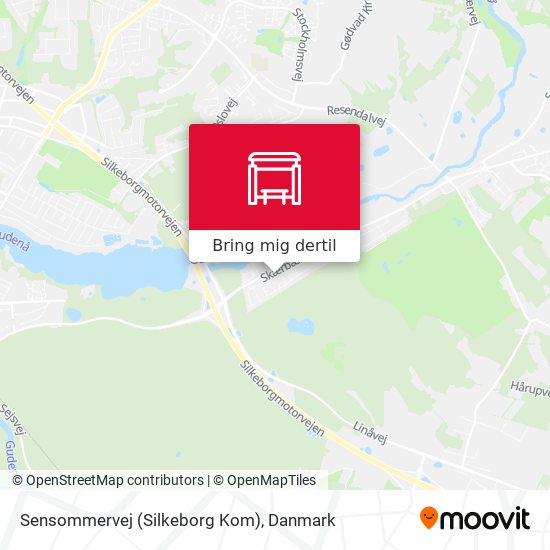 Sensommervej (Silkeborg Kom) kort