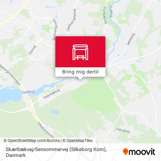 Skærbækvej / Sensommervej (Silkeborg Kom) kort