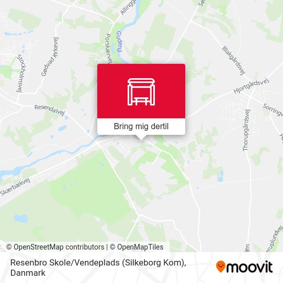 Resenbro Skole / Vendeplads (Silkeborg Kom) kort