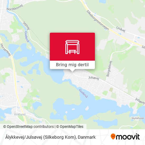 Ålykkevej / Julsøvej (Silkeborg Kom) kort