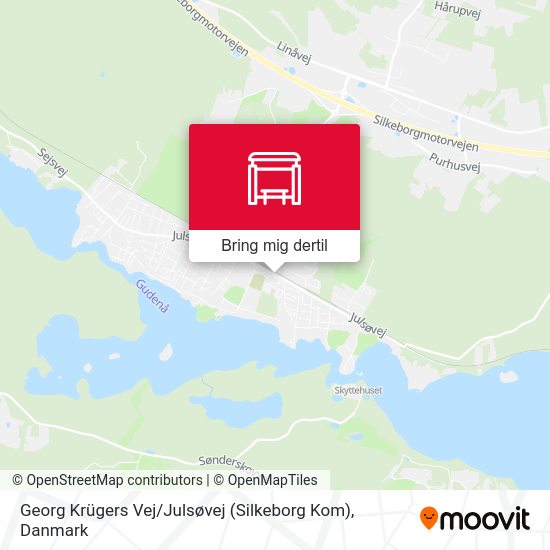 Georg Krügers Vej / Julsøvej (Silkeborg Kom) kort