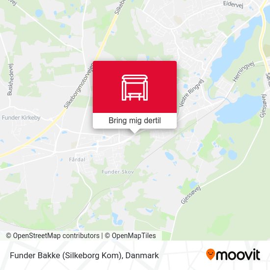 Funder Bakke (Silkeborg Kom) kort
