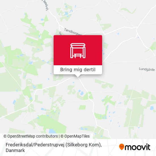 Frederiksdal / Pederstrupvej (Silkeborg Kom) kort