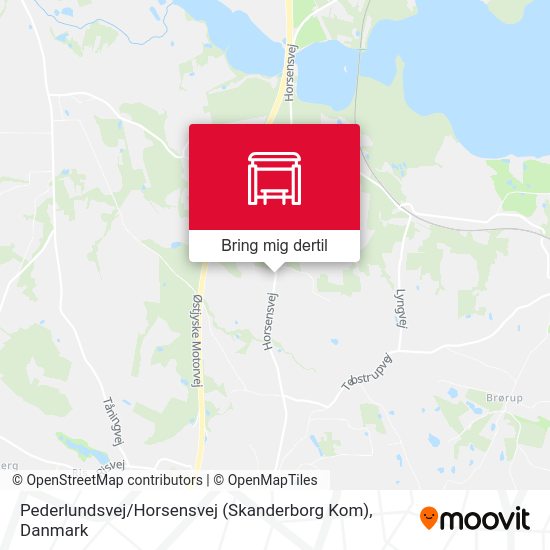 Pederlundsvej / Horsensvej (Skanderborg Kom) kort